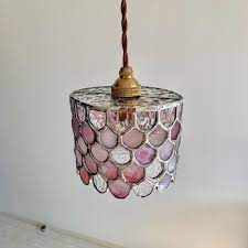 ジュエル ナイト マーメイド ピンクソーダ ベイビュー stained glass lamps stained glass light stained glass art
