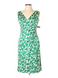 Details About Nwt Donna Ricco Women Green Casual Dress 10 Petite