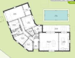 Resultat De Recherche D Images Pour Plan De Maison En V Plain Pied 4 Chambres 140 M2 Plan Maison Plain Pied Plan Maison Maison Plain Pied