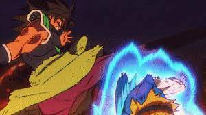 Supuestamente, los saiyajin fueron arrasados durante la destrucción del planeta vegeta; Best Broly Vs Goku Gifs Gfycat