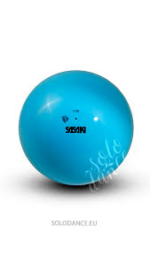 It is 18 to 20 centimetres (7.1 to 7.9 in) in diameter and must have a minimum weight of 400 grams (14 oz). Rhythmic Gymnastics Ball Sasaki M 20a Libu Light Blue Fig