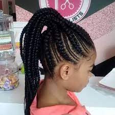 45 best straight up hairstyles with braids pictures 2020 7 months ago 36167 views by tiffany akwasi african women are known for their love of braids which come in different styles including straight up. Get This Thick And Thin Candy Braids Hair Stylists Facebook