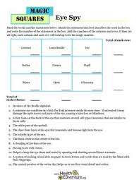 Magic Math Squares Parts Of The Eye Basic Math Skills Math Magic Squares