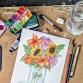 Autumn Mason Jar Floral Watercolor and Ink Class..... event in New Ulm, MN