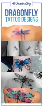 This is an unusual design for a dragonfly being a skeleton. 45 Fascinating Dragonfly Tattoo Designs Tattooblend