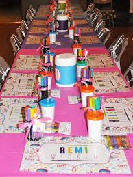 Arts Crafts Birthday Party Ideas Photo 9 Of 56 Birthday Party Crafts Art Birthday Party Kids Painting Party