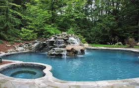 Considering a water feature on your swimming pool? Inground Pool Design Ideas To Create The Pool Of Your Dreams Aqua Pool Patio