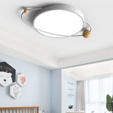 The lydia 2 light flush mount is an indoor ceiling fixture by mitzi. Modern Round Led Ceiling Light Planet Flush Mount Light Fixture Bedroom Living Room