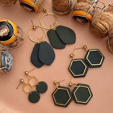 These earring designs are perfect for you or your favorite fashionistas, the clay earring collection is a must have. Colorful Polymer Clay Earrings