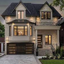 Example of a trendy exterior home design in seattle. 30 Cozy Farmhouse Exterior Design Ideas That Looks Cool House Designs Exterior Dream House Exterior Dream House