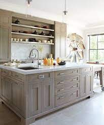 Grey wash kitchen cabinets are the most popular option chosen by many homeowners. Pin By Gina Ringer On Kitchen Stained Kitchen Cabinets Modern Grey Kitchen Kitchen Inspirations