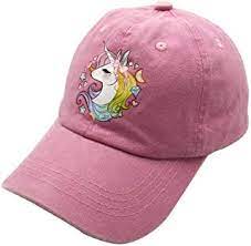 Amazon Com Kids Unicorn Hat Girl Baseball Cap Baseball Girls Unicorn Hat