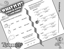 Water Sources Worksheet Kids Activities