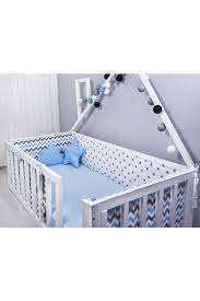 En kolay bebek yuvası bebek oyun minderi dikimi nasıl yapılır bunu anlatmaya çalıştım beş dk kes bir saatte dik beybi nest. Odeon Cocuk Yan Kenar Koruma Montessori Mavi Zigzagli 90x190 Fiyati Yorumlari Trendyol