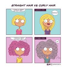 I Illustrated What It S Like Living With Curly Hair Curly Hair Problems Curly Hair Quotes Straight Hair Problems