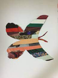 dergiden kelebek yapimi kelebekler orgu kolaj