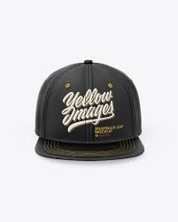 Download Snapback Cap Mockup In Apparel Mockups On Yellow Images Object Mockups Clothing Mockup Snapback Cap Snapback