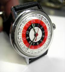 Black And Red Mens Watch Timex Rare 24hr 12hr Military Red Black White Dial Vintage Mens Watch Runs Vintage Watches For Men Watches For Men Timex Watches