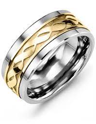 Men S Infinity Design Wedding Band Wedding Ring Designs Infinity Ring Wedding Wedding Rings