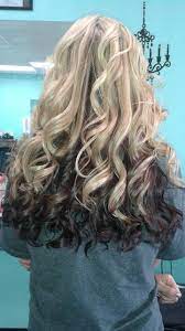 You can rock your natural hair color and give it a bit of pop with dark purple under lights. Blonde Highlights To Dark Underneath Blonde And Dark Red Brown Hair Color Hair Goals Color Red Brown Hair Dark Red Brown Hair Color