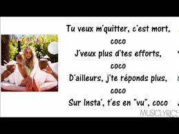 Paroles de la chanson douce nuit: Wejdene Coco Parole Youtube