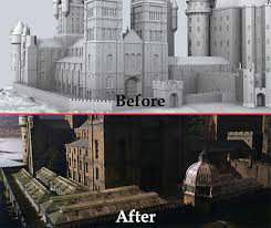 To make hogwarts appear even more realistic, artists rebuilt miniature versions of courtyards from alnwick castle and durham cathedral, where scenes from harry potter and the philosopher's stone were shot. What Hogwarts Design Changes Hogwarts 4d