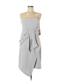 details about nwt elliatt women gray cocktail dress m