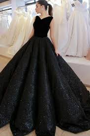 Black V Neck Sequined Ball Gown Prom Dress Big Formal Dresses Oki83 Black Ball Gown Prom Dresses Ball Gown Ball Gowns Prom