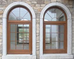 Two square brown wooden tables and white sofa, interior, design. Vital Tips For House Window Design Decorifusta House Window Design Windows Exterior Exterior Window Design