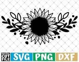 Download Amazing Sunflower Svg Flower Svg Svg Leaf Border