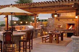 Love This Outdoor Kitchen Entertainment Area Patio Outdoor Kitchen Design Outdoor Living