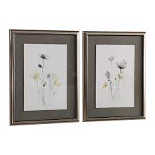 Shop our selection of unique pieces to find a perfect piece for any space. Uttermost Stem Illusion Floral Arts Set Of 2 Grey Overstock 21932744