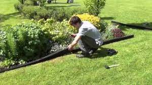 Place the final touches on your garden, sidewalk or other landscaping project with this vigoro rubber no dig edging. How To Install Crumb Rubber Garden Edging Youtube