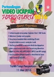 Check spelling or type a new query. Pertandingan Video Ucapan Hari Guru 2016 Blog Rasmi Smk Skudai Johor Bahru