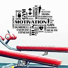 Gym Kata Kata Motivasi Dinding Kebugaran Olahraga Vinyl Stiker Dinding Dekorasi Rumah Gym Bekerja Hiasan Dinding Wall Stickers Aliexpress