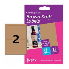 Enjoy free shipping on qualified orders. Brown Kraft Labels Hbk02 Avery