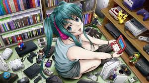  Gamer Hatsune Miku Vocaloid Wallpapers Hd Free 386550 Gamers Anime Anime Video Game Anime