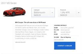 Leasing costs can vary based on available inventory, seasonal specials, manufacturer deals and other incentives. Official G80 M3 G82 M4 Quotes Pricing And Lease Rates Thread Page 7 Bmw M3 G80 G82