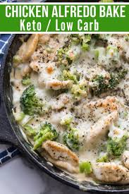 I love chicken alfredo and shrimp alfredo is no different, this recipe is delicious. Keto Chicken Alfredo With Broccoli Bake Kasey Trenum