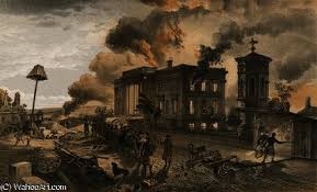 biblioteca pública asícomo Templo todaclasede el vientos de William Simpson  (1823-1899, Scotland) | Reproducciones De Pinturas William Simpson |  WahooArt.com