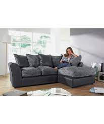 Buy New Bailey Jumbo Cord Left Hand Corner Sofa Group Charcoal At Argos Co Uk Your Online Shop For Sofas Corner Sofa Sofa Charcoal Sofa