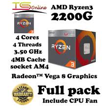 Components that offer the best value for money have great performance. Amd Ryzen 3 2200g With Radeon Vega 8 Graphics Shopee Malaysia