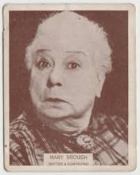 Mary Brough 1934 Wills Famous Film Stars Tobacco Card #63