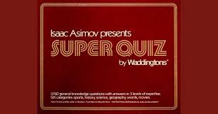 Perhaps it was the unique r. Isaac Asimov S Super Quiz Board Game Boardgamegeek