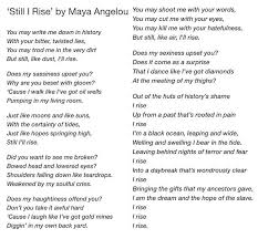 Maya Angelou Still I Rise Still I Rise Poem Still I Rise Maya Angelou Quotes