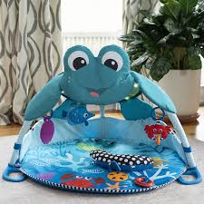 Baby Einstein Neptune Under The Sea Lights Sounds Activity Gym Play Mat Ages Newborn Baby Amazon Com