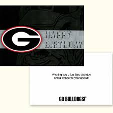 That's why i'm asking if you're supposed. Uga Merchandise And Bulldog Apparel University Of Georgia Bulldogs Alumni Store Uga G Logo Black Birthday Card Georgia Dawgs Bulldog Birthday Cards