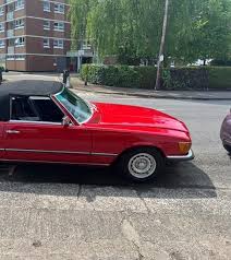 Image result for English Red 1981 Mercedes