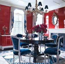 In the category of dining room contains the best selection for design. Here S Everything You Need To Know About High Gloss Paint Red Dining Room Dining Room Blue Modern Dining Room