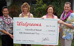 Looking Around The Corner Blog Archive Walgreens Announces 50 000 Gift For Uh Hilo College Of Pharmacy